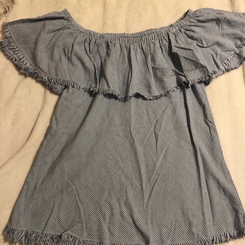 Velvet Off the Shoulder Top